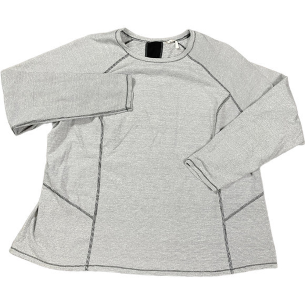 Lucy.com Long sleeve shirt size 3X‎ Gray Striped